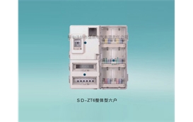 單相整體型電表箱-SD-ZT6整體型六戶